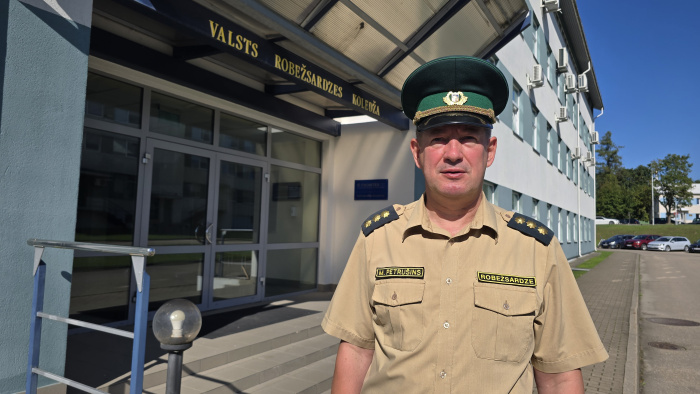 Valsts robežsardzes koledžas direktors pulkvedis Mariks Petrušins.