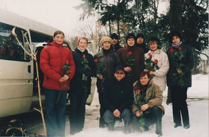 V Storptautyskajā masku tradiceju festivalā Daugovpilī. 2004. goda 21.,22. februars