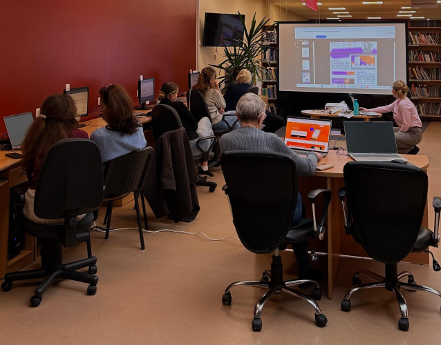 Apmācības Dagdas bibliotēkā