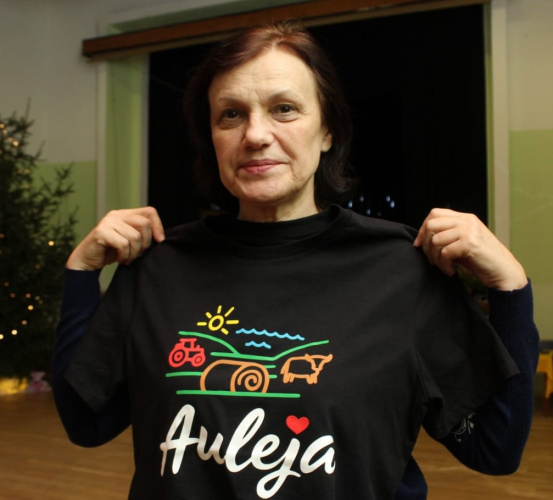 Bejušuo Aulejis bibliotekys vadeituoja Zinaida Pikmane, 2022. g.
